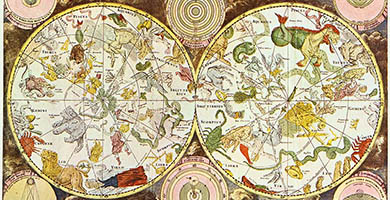 5169  Planisphaerium Celeste  Fde Wit 17vek