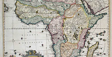 1765 27 Novissimaet Perfectissima Africae Descriptio  Carel Allard 1696