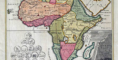 1776 36 Africa Vetus  Johann Christoph Weigel 1720