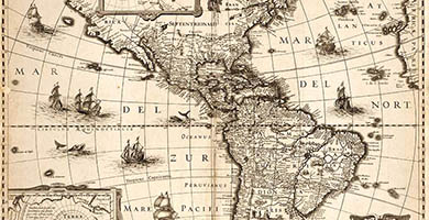 1809 11 A M E R I C A N O V I T E R D E L I N E A T A  Judoco Hondius 1640