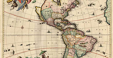 1816 18 Novissimaetaccuratissimatotius Americaedescriptio 1670 N. Visscher