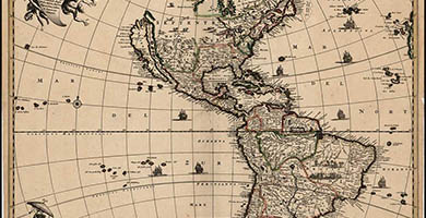 1817 19 Novissimaet Accuratissima Totius Americae  F.de Wit 1670