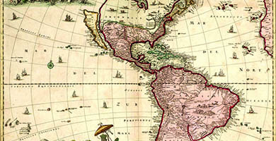 1822 22a Novissimaetaccuratissimatotius Americaedescriptio  Gerardum A. Schagen 1672