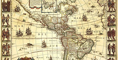 1837 8 Americaenovatabula  Blaeu  Willem Janszoon 1635