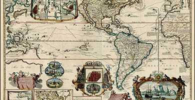 1847 8 Carte Nouvelledela Merdu Sud  Hendrick De Leth 1730