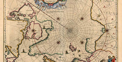 1873 9b Regiones Sub Polo Artico  Willem Janszoon Blaeu 1641