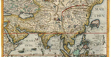 1878  Asiapartiumorbismaxima Heredus  Gerardide Iudaeis 1593