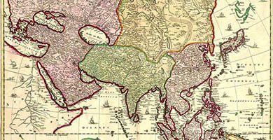 1890  A S I A E N O V A D E L I N E A T I O- G E R A R D U S A S C H A G E N-1676