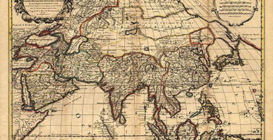 1892  L' Asie  Jaillot Alexis- Hubert 1672