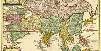 1893  L' Asie  P. Duval 1676