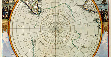 1876  Terraaustralis  Jan Janssonius 1657