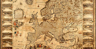 1913  K E U-03 N O V A E T A C C U R A T A T O T I U S E U R O P A E T A B U L A F.de Wit1700