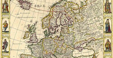 1915  Nova Europae Descriptio  F. De Wit1680