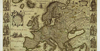 1916  Nova Europaedescriptio  Hondius  Jodocus 1620