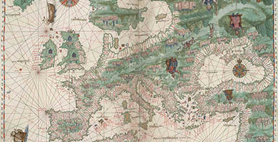 5552  Europe_and_northern_ Africa._ H M_29._ P O R T O L A N_ A T L A S _anonymous_( Dieppe _1547)_ A