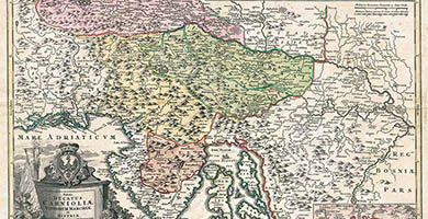 5622  Tabula_ Ducatus_ Carnioliae _ Vindorum_ Marchiae_et_ Histriae