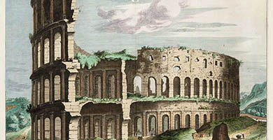0433  Colloseum_-_ Amphitheatri_ Reliquiae_( Atlas_van_ Loon)