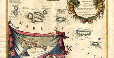 2278  Isole Azzori1685- C O R O N E L L I  Vincenzo 1650-1718