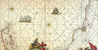 2423  R-083 Terra Novaacmaristractus Frederickde Wit 1675.