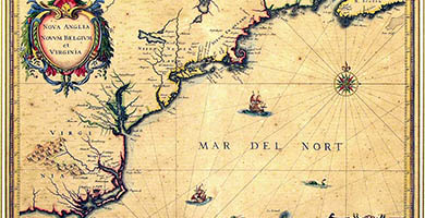 2040  Nova Anglia  Novum Belgium et Virginia Jan Jansson1636