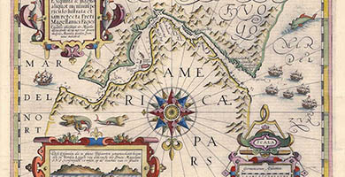 2051  Strait_of_ Magellan_by_ Jodocus_ Hondius1606