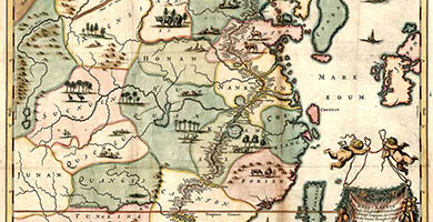 2082  Reys- Kaerte Vande Ambassade Der Nederlantse Oost Indise Compagniedoor China- Johan Nieuhoff1665