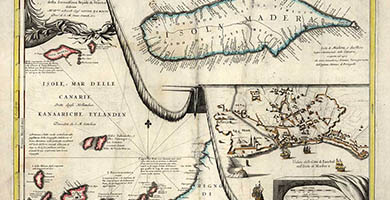 2225  Isole Canarie1685- C O R O N E L L I  Vincenzo 1650-1718