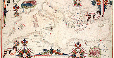 2226  Portolanchartofthe Mediterraneanandcoast  Salvator Oliva1620