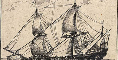 4910  Wenceslas_ Hollar_-_ An_ English_warship