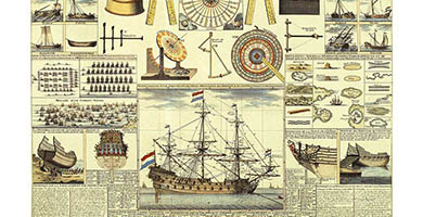 4959 350x45 Nouvelle Carte Pour Conduireala Connoissance  H. Chatelain 1720