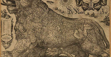 2490  Leo Belgicvs( Jodocus Hondius 1611)