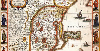 2633  D-020 The Kingdomeof China John Speed1626