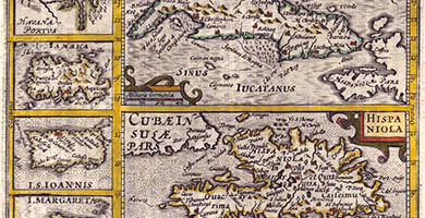 2644  Hondius_-_ Cuba_ Hispaniola1625