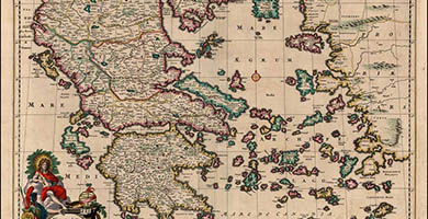 2546  Hellas Seu Graecia Universa Auctore  Nicholas Visscher 1680