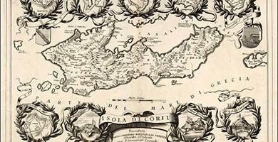 2547  Isola Di Corfu V. M. Coronelli1690