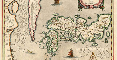 2618  Iaponiae Nova Descriptio  Jan Jansson 1636