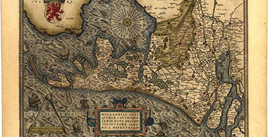 2571  Hollandiae_1570_ Ortelius
