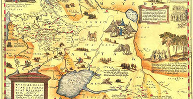 2702 1c Rvssiae  Moscoviae- A. Ortelius-1562