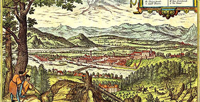 2866  Linz  Braun& Hogenberg