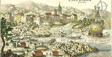 3849  Lovran  J. V. Valvasor 1679