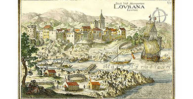 3856  Lovran  J. V. Valvasor 1679a