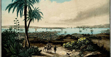 4083  Vuede L' Entreedu Portdela Havanne  J. Gray 1815