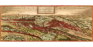 3468 2 Praga Bohemiae Metropolis  Braun- Hogenberg