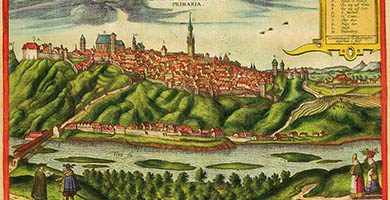 3486  Znojmo  Braun Hogenberg_