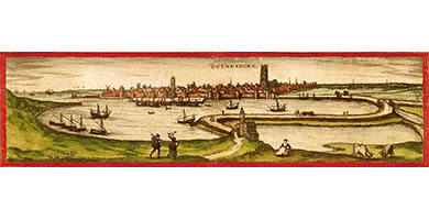 3538  G F R-012 Dunkerque1575 Braun& Hogenberg