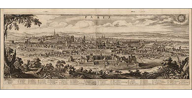 3589  Parys  Matthaus Merian 1648