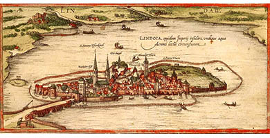 4225  G G E-045 Lindau S. Munster B& H1550
