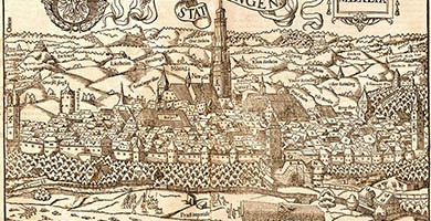 4238  G G E-058 Noerdlingen S. Munster1550