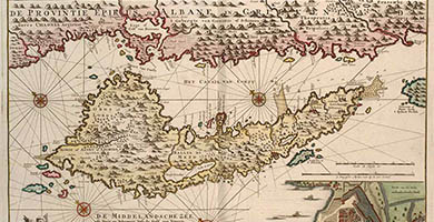 3678  Kaartvaneiland Corfuof Corcyra  Gerardvan Keulen 1790