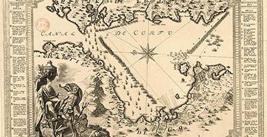 3681  Plan_du_siege_de_ Corfu_par_terre_et_par_mer_1716